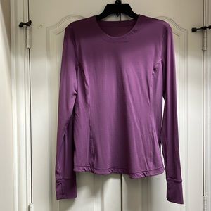 Lululemon long sleeve shirt purple/magenta color.